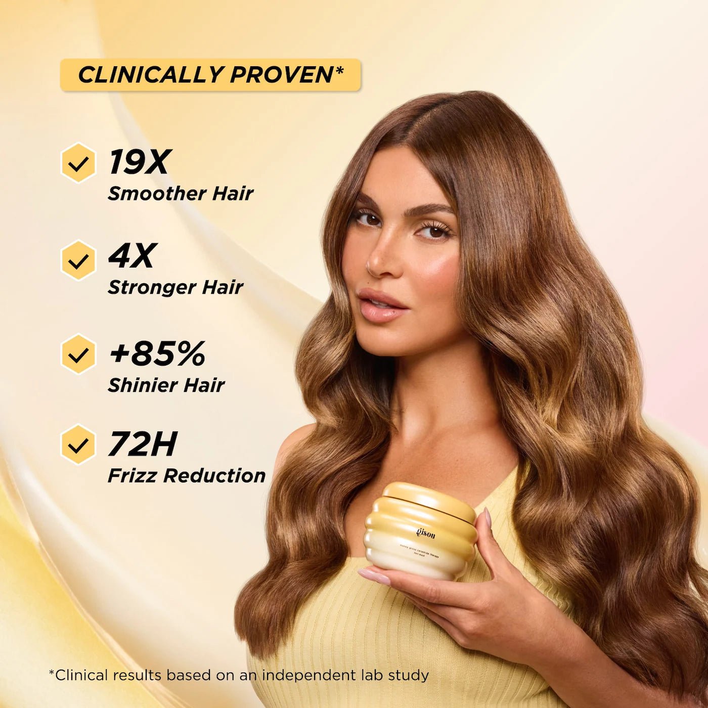 Honey Gloss Ceramide Therapy Hydrating Hair Mask - BELLA NOVA BEAUTY (PTY) LTDHair treatmentGisouBELLA NOVA BEAUTY (PTY) LTD
