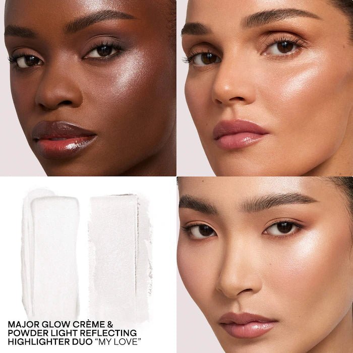Major Glow Creme & Powder Light Reflecting Translucent Highlighter Duo - BELLA NOVA BEAUTY (PTY) LTDCreme & Powder Light Reflecting Translucent Highlighter DuoPatrick TaBELLA NOVA BEAUTY (PTY) LTD