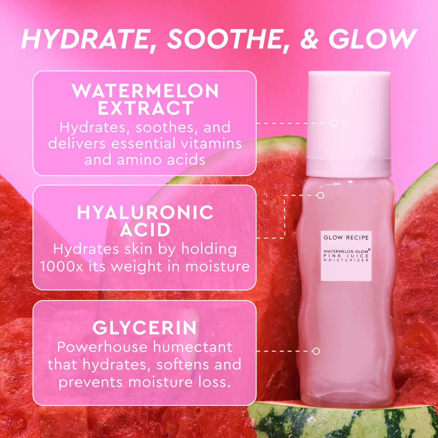 Watermelon Pink Juice Oil - Free Refillable Moisturizer - BELLA NOVA BEAUTY (PTY) LTDWater Gel MoisturizerGlow RecipeBELLA NOVA BEAUTY (PTY) LTD