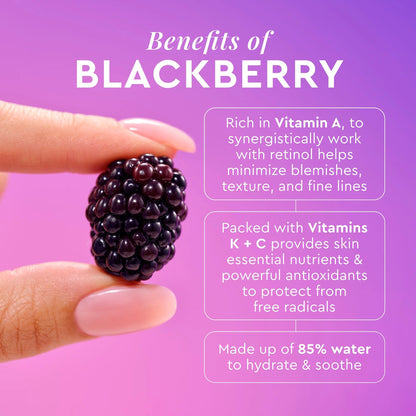 Blackberry Retinol Blemish Serum - BELLA NOVA BEAUTY (PTY) LTDRetinol Blemish SerumGlow RecipeBELLA NOVA BEAUTY (PTY) LTD