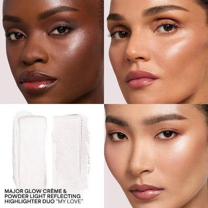 Major Glow Creme & Powder Light Reflecting Translucent Highlighter Duo - BELLA NOVA BEAUTY (PTY) LTDCreme & Powder Light Reflecting Translucent Highlighter DuoPatrick TaBELLA NOVA BEAUTY (PTY) LTD
