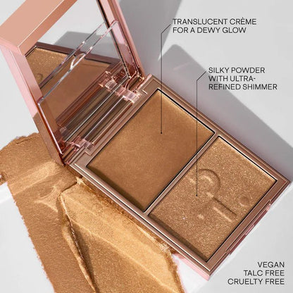 Major Glow Creme & Powder Light Reflecting Translucent Highlighter Duo - BELLA NOVA BEAUTY (PTY) LTDCreme & Powder Light Reflecting Translucent Highlighter DuoPatrick TaBELLA NOVA BEAUTY (PTY) LTD
