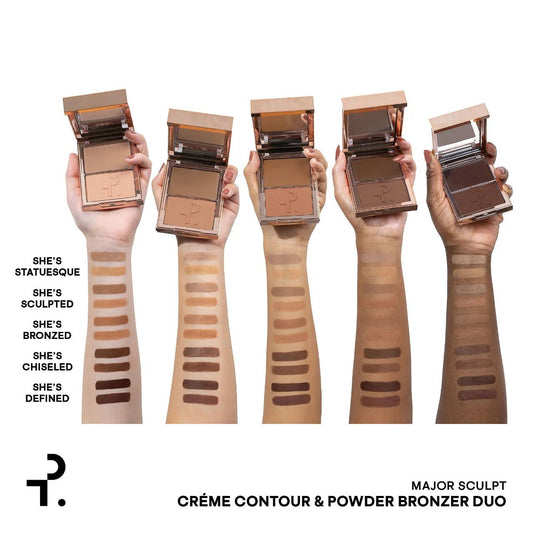 Major Sculpt Crème Contour & Powder Bronzer Duo - BELLA NOVA BEAUTY (PTY) LTDBronzer and ContourPatrick TaBELLA NOVA BEAUTY (PTY) LTD